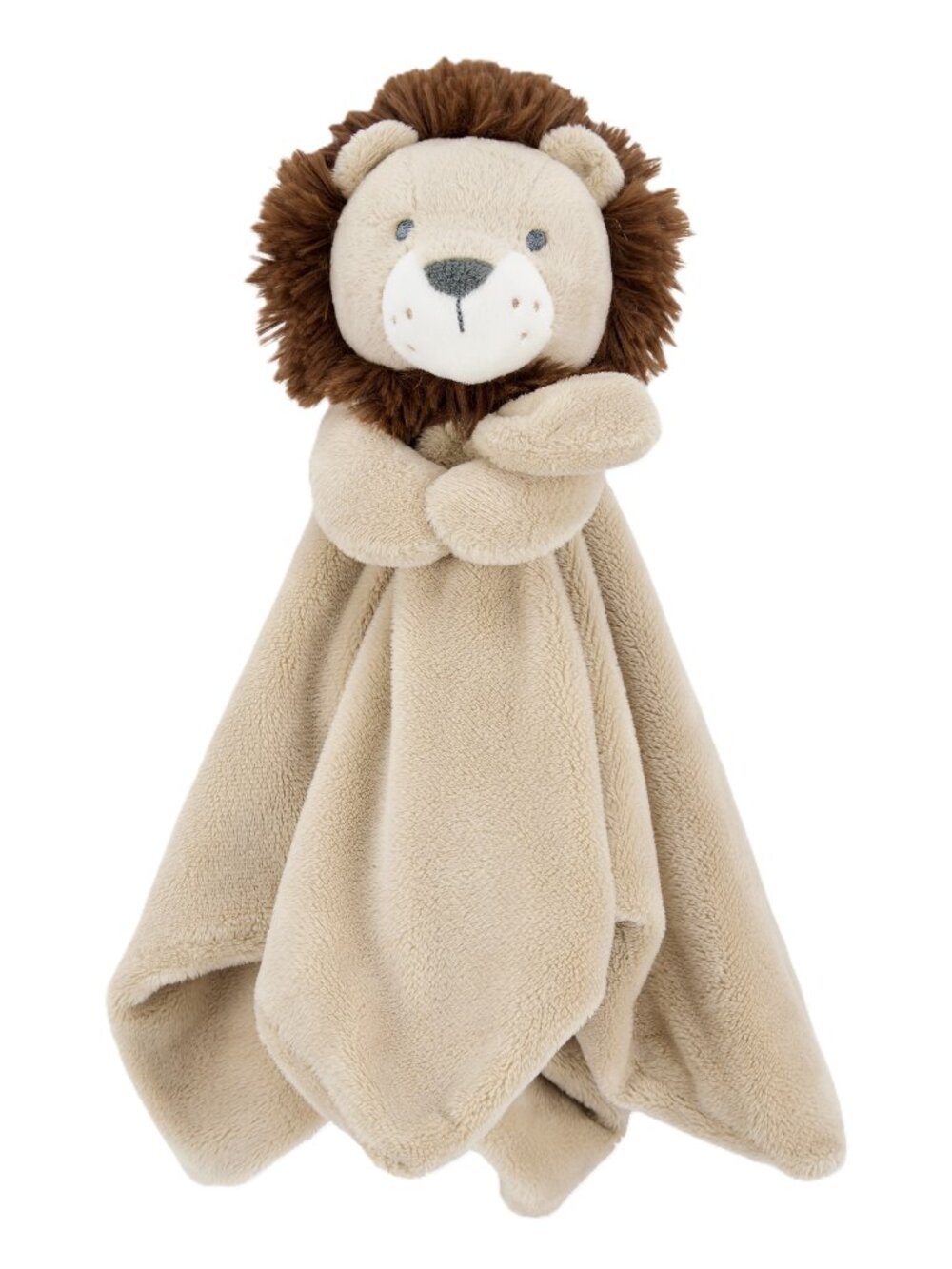 New Carter's Plush Brown Lion Baby Security Blanket Lovey
